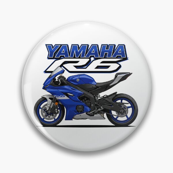 Artikelvorschau, Yamaha R6 2017 Blau – Yamaha Racing Supersport Vektorgrafik entworfen und verkauft von enzoade.
