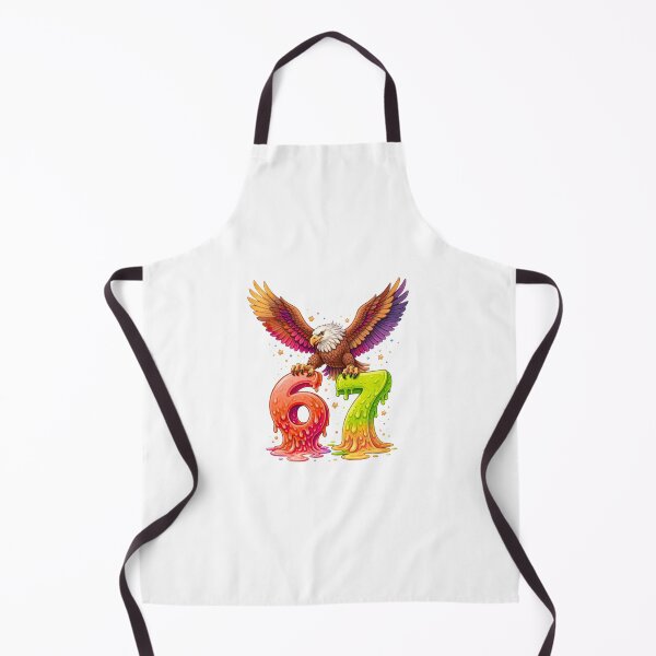 Item preview, Epic 6 7 Eagle Meme Flying High Melting Numbers Dripping Style Illustration designed and sold by bilal sibgui.