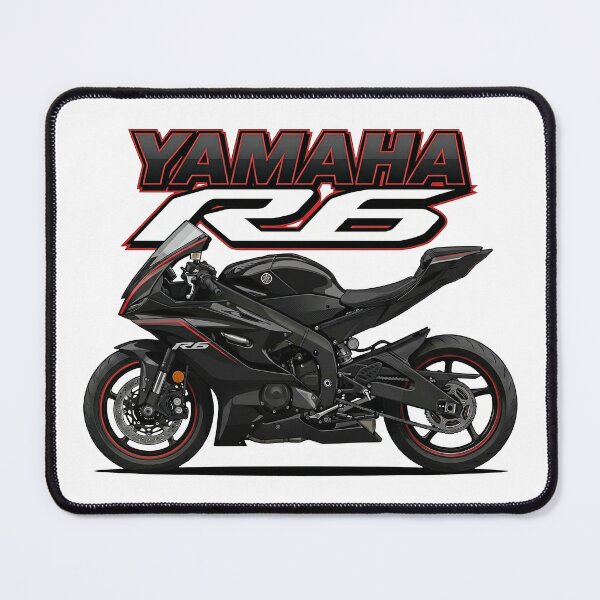 Item preview, Yamaha R6 2017 Red & Black – Modern Supersport Vector Art designed and sold by enzoade.