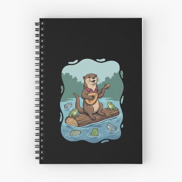 Item preview, Cute Otter Playing Mandolin River Friends designed and sold by k3rstman1.