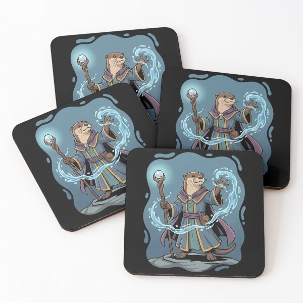Item preview, Cute Otter Wizard Fantasy Magic Waterbender designed and sold by k3rstman1.