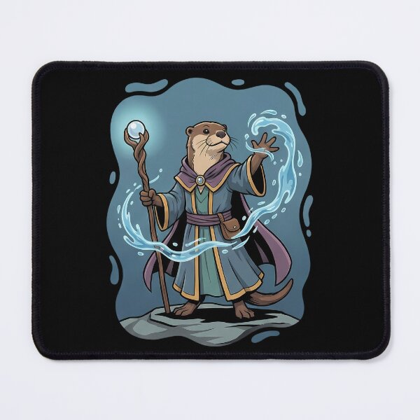 Item preview, Cute Otter Wizard Fantasy Magic Waterbender designed and sold by k3rstman1.