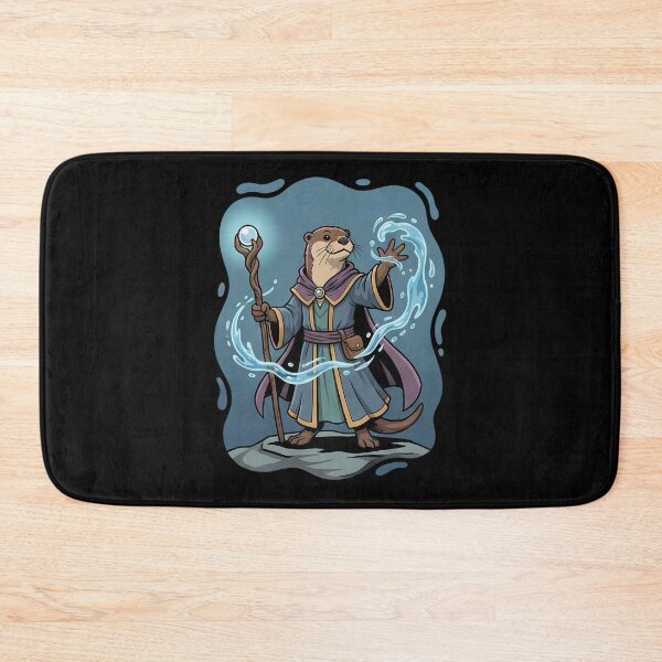 Item preview, Cute Otter Wizard Fantasy Magic Waterbender designed and sold by k3rstman1.