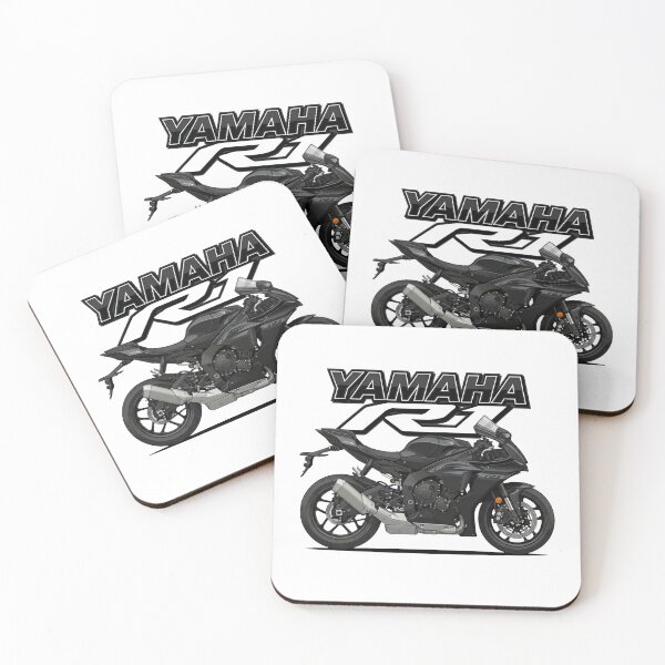 Item preview, Yamaha R1 2015 All Black: Ilustración vectorial de una superbike moderna designed and sold by enzoade.