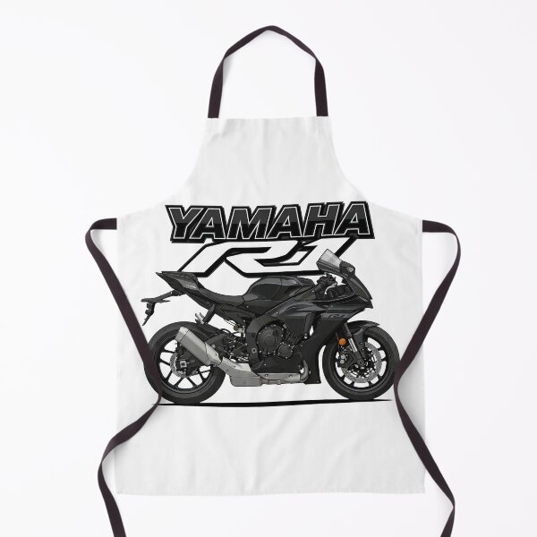 Artikelvorschau, Yamaha R1 2015 komplett schwarz – Moderne Superbike-Vektorillustration entworfen und verkauft von enzoade.