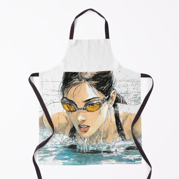 Item preview, Swimmer Dynamic Watercolor Sketch designed and sold by Banal25.