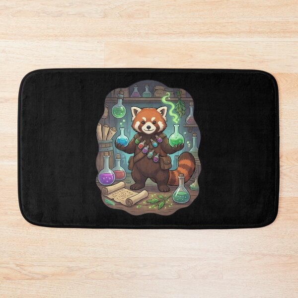 Item preview, Cute Red Panda Alchemist Potion Master Fantasy designed and sold by k3rstman1.