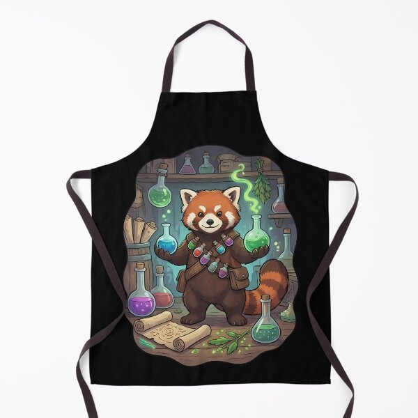 Item preview, Cute Red Panda Alchemist Potion Master Fantasy designed and sold by k3rstman1.