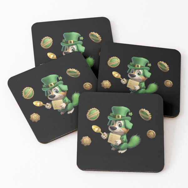 Item preview, Shamrock-Certified Dog Food Tester – St. Patrick’s 4D Art designed and sold by YourTrendyTees.
