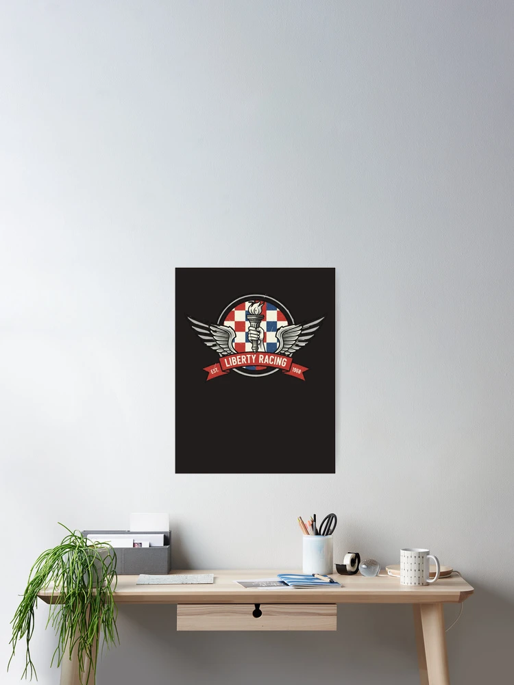 Thumbnail 2 of 3, Poster, LIBERTY RACING designed and sold by MilikDesignsPro.