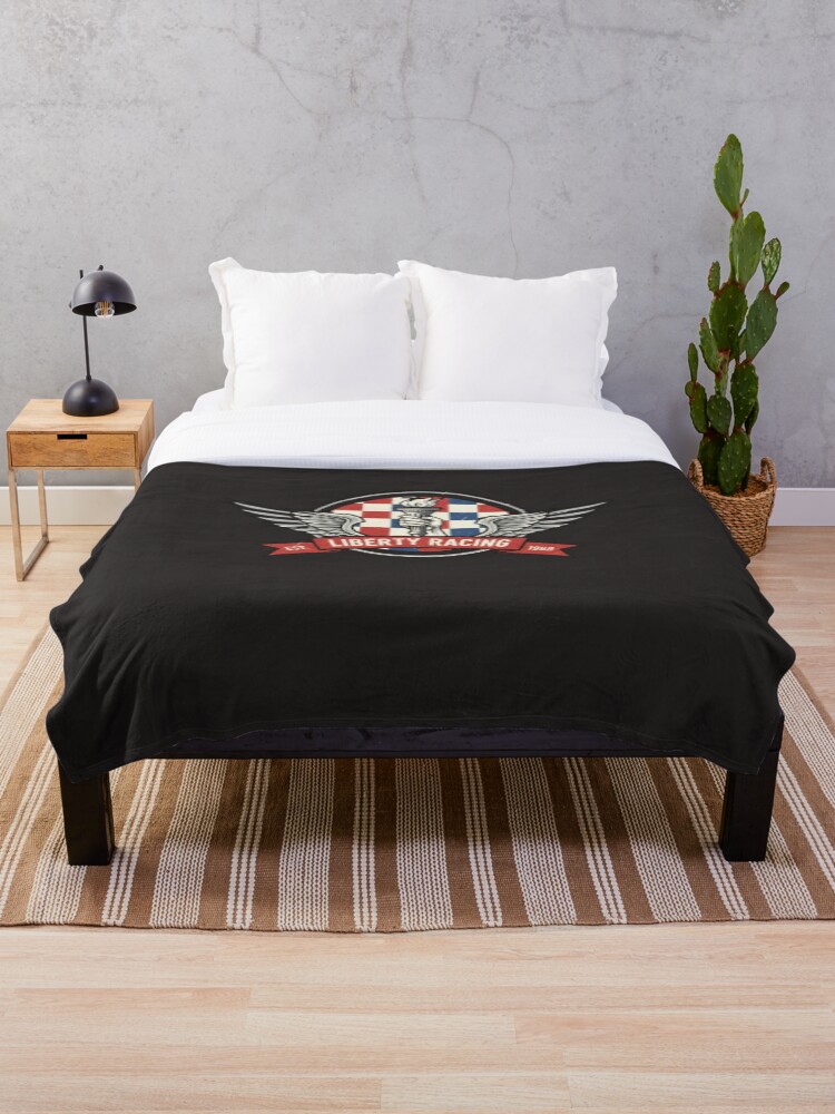 Thumbnail 1 of 6, Throw Blanket, LIBERTY RACING designed and sold by MilikDesignsPro.