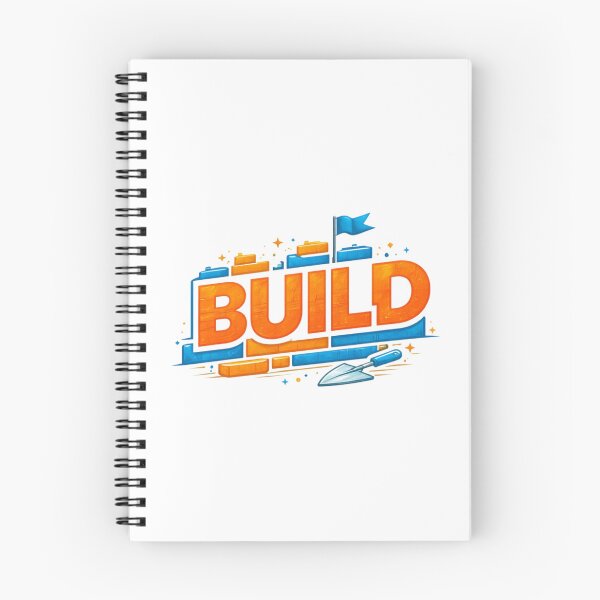 Item preview, BUILD T-Shirt – Simple Motivational Typography for Growth Mindset designed and sold by gurugotro.