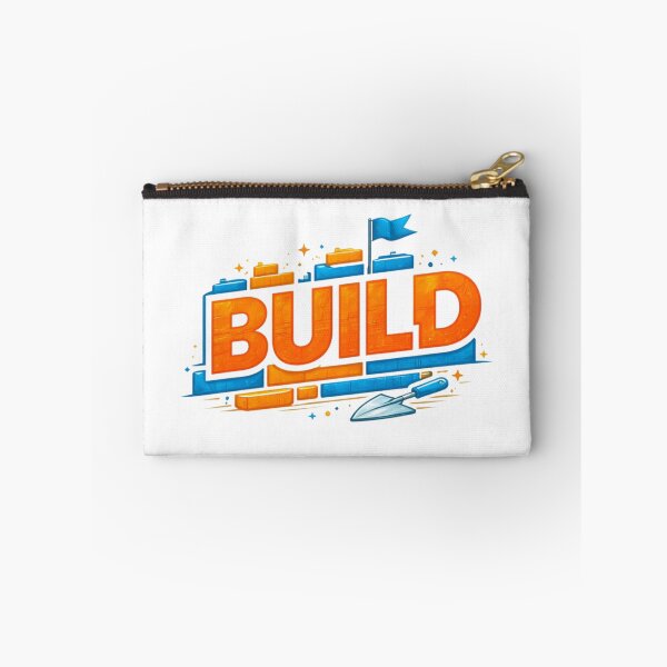Item preview, BUILD T-Shirt – Simple Motivational Typography for Growth Mindset designed and sold by gurugotro.