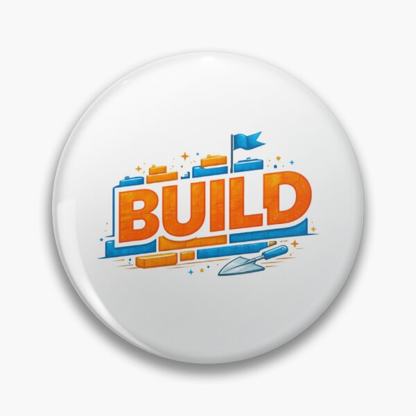 Item preview, BUILD T-Shirt – Simple Motivational Typography for Growth Mindset designed and sold by gurugotro.