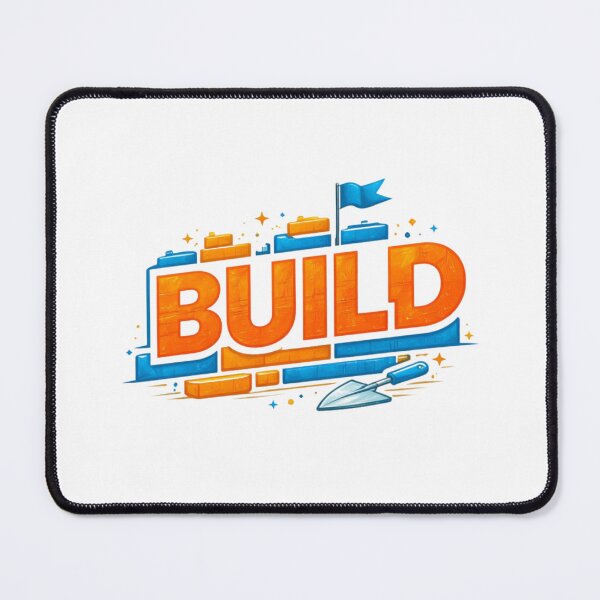 Item preview, BUILD T-Shirt – Simple Motivational Typography for Growth Mindset designed and sold by gurugotro.