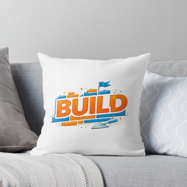 Item preview, BUILD T-Shirt – Simple Motivational Typography for Growth Mindset designed and sold by gurugotro.
