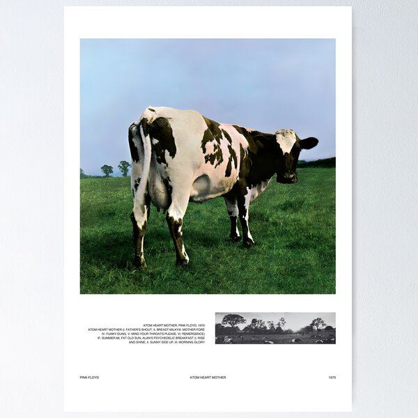 Item preview, Vintage Cow Classic Rock Album Aesthetic designed and sold by moyjoystudio.