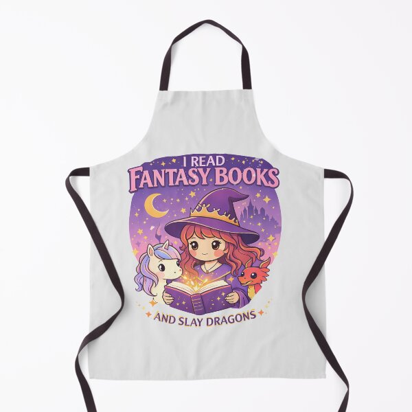 Item preview, i Read fantasy books and slay dragon - bookworm kawaii girly aesthetic designed and sold by Fantasy Cache.