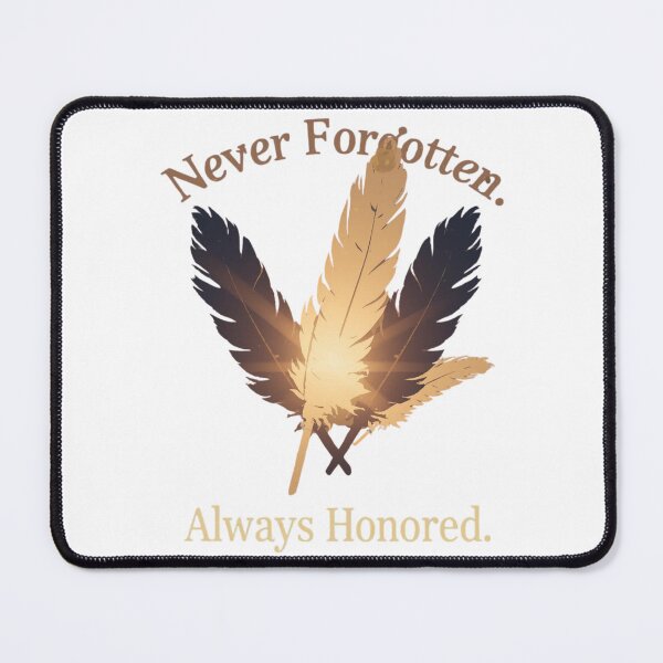 Item preview, Never Forgotten, Always Honored designed and sold by RisingWolfStudio.