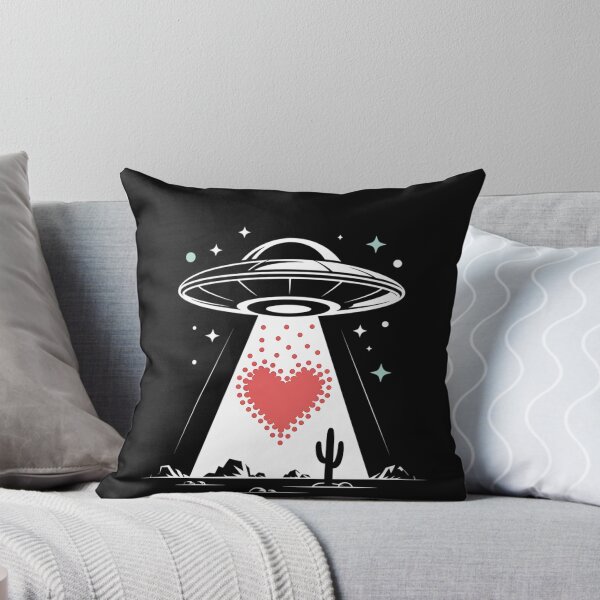 Item preview, UFO Heart Spaceship Valentines Day Space Love Retro Sci Fi designed and sold by clothesy7.