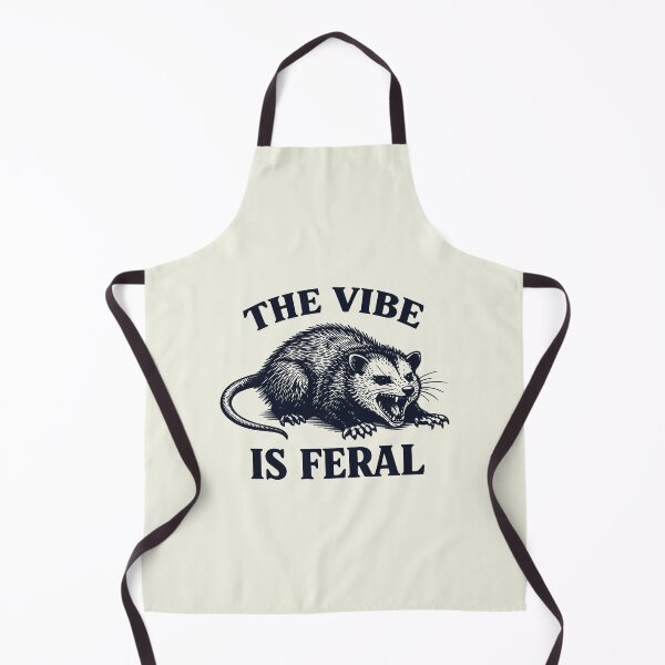 Item preview, Vintage Funny Opossum - The Vibe is Feral designed and sold by loupglouglou.
