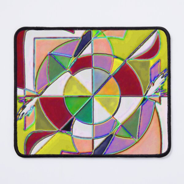 Item preview, astral collision electrize 13 colorful geometric abstract design designed and sold by SmashingDeals.