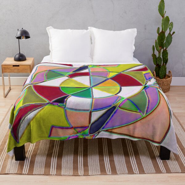 Item preview, astral collision electrize 13 colorful geometric abstract design designed and sold by SmashingDeals.