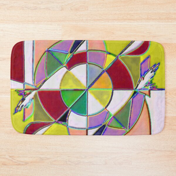Item preview, astral collision electrize 13 colorful geometric abstract design designed and sold by SmashingDeals.