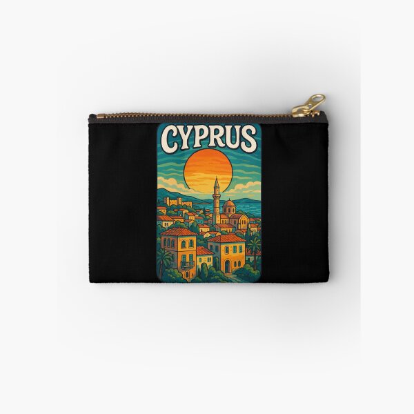 Item preview, Cyprus Country Island Cityscape Retro Travel designed and sold by TomFrontierArt.