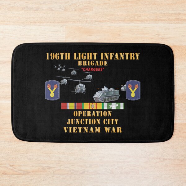 Item preview, Army - 196th Light Infantry Brigade - Operation Junction City, Air Asssault, APCs - SSI - VN SVC X 300 - Hat designed and sold by Military Insignia Products.