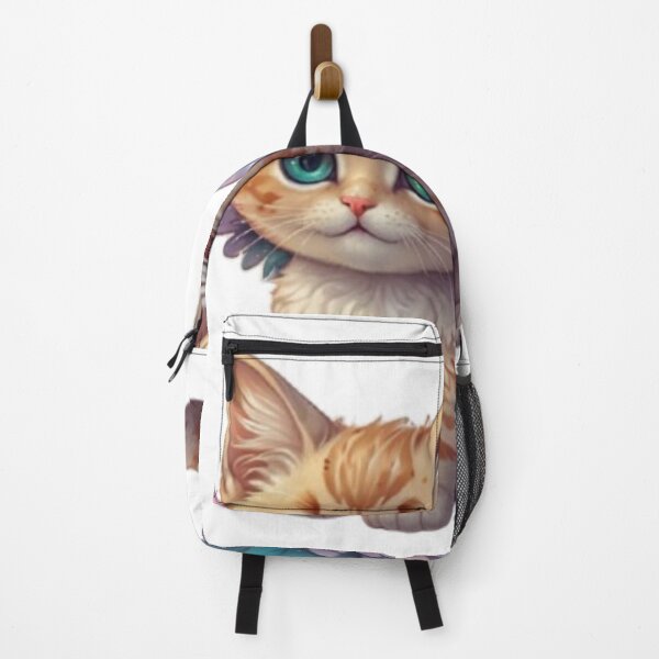Item preview, Kawaii Fantasy Winged Cat designed and sold by MiniPrintMagic.