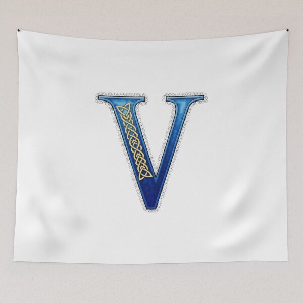 Item preview,  Golden Celtic Monogram Letter V(Custom Names Available - Contact Me) designed and sold by CelticSoulShop.