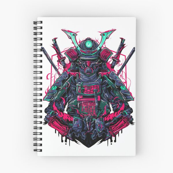 Item preview,  Futuristic Japanese Cyberpunk Samurai Warrior designed and sold by imaginariumlab.