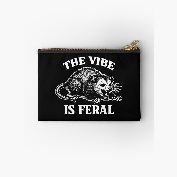 Item preview, Vintage Funny Opossum - The Vibe is Feral 2 designed and sold by loupglouglou.