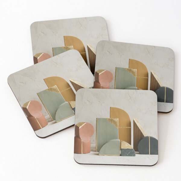 Item preview, Geometric shapes in muted earth designed and sold by Nov-ella.