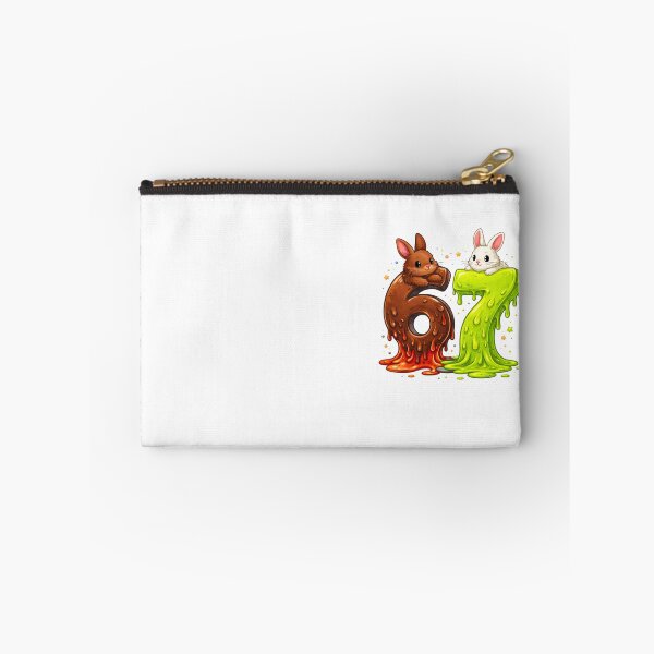 Item preview, Melting 6 7 Rabbit Meme Cute Cartoon Numbers Illustration designed and sold by bilal sibgui.