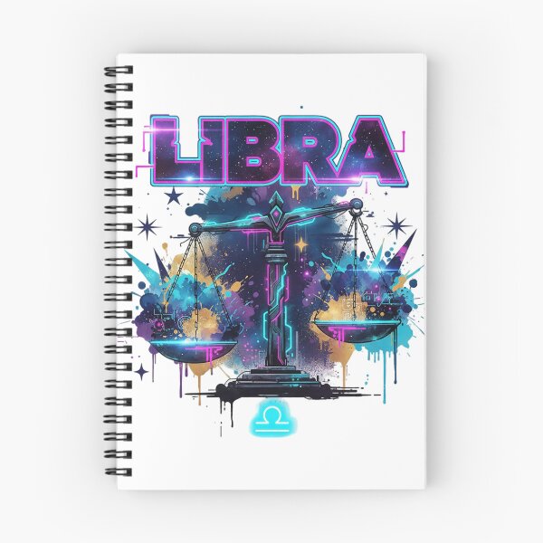 Item preview, Cyberpunk Neon Scales of Libra Digital Art designed and sold by newvisionart191.