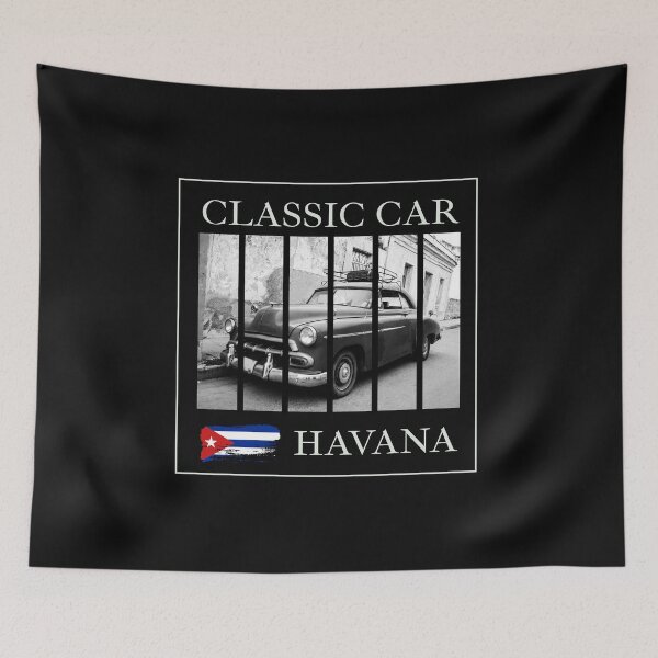 Item preview, Classic Cars on the Streets of Havana designed and sold by QuoteCanvas.TH.
