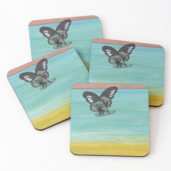 Item preview, Butterfly Wing Surfing | Surreal Summer Art designed and sold by idledaze.