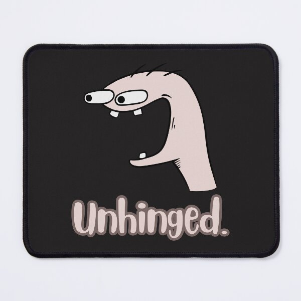 Item preview, Unhinged – Weird Funny Unhinged Humor Design designed and sold by hallwell.