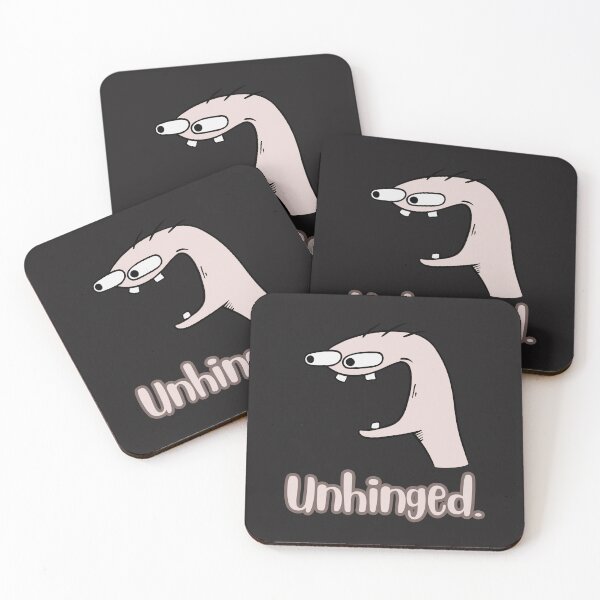 Item preview, Unhinged – Weird Funny Unhinged Humor Design designed and sold by hallwell.