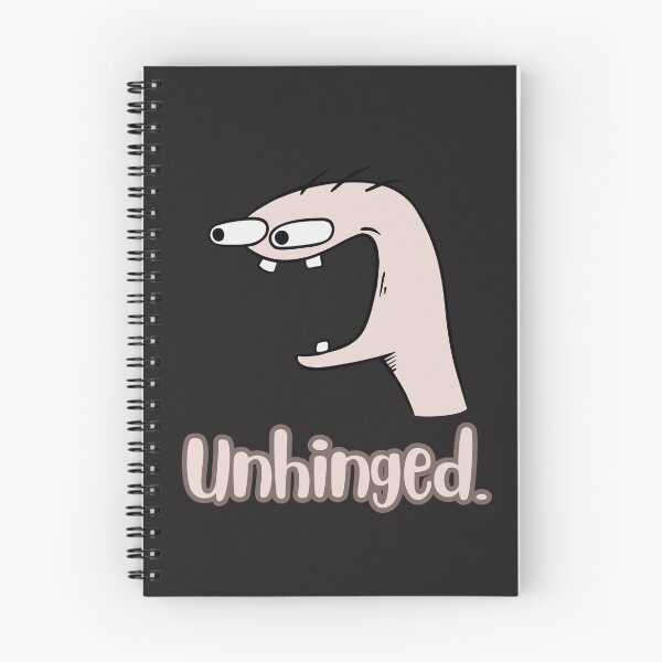 Item preview, Unhinged – Weird Funny Unhinged Humor Design designed and sold by hallwell.