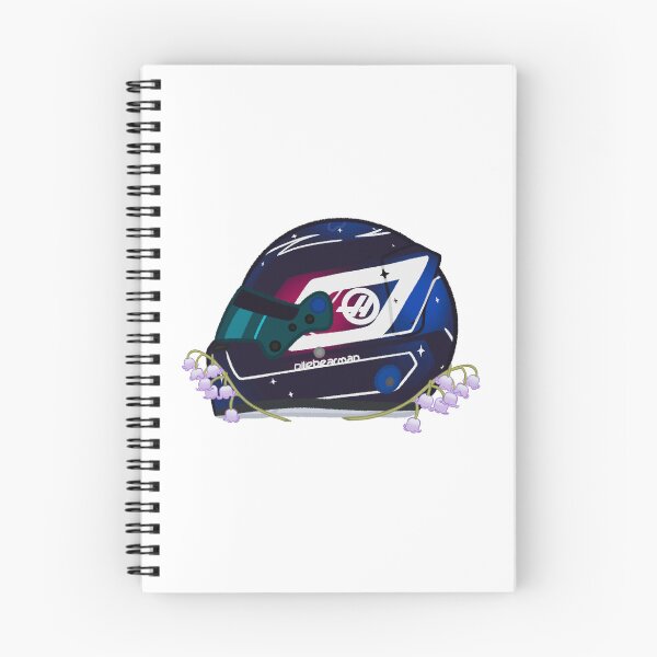 Item preview, Ollie Bearman 2025 Singapore Helmet With Flowers  designed and sold by OriDraws.