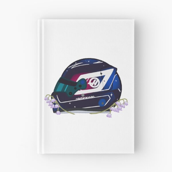 Item preview, Ollie Bearman 2025 Singapore Helmet With Flowers  designed and sold by OriDraws.