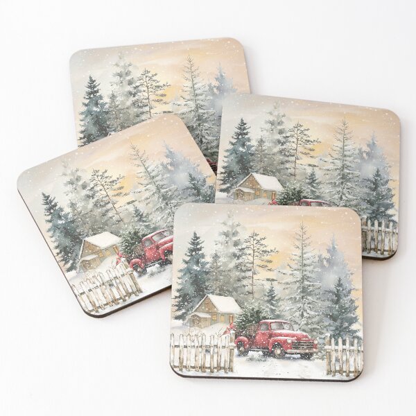 Item preview, Cozy Christmas Woods A designed and sold by Jean Plout.