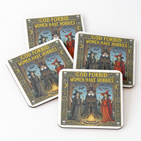 Item preview, God Forbid Women Have Hobbies Witchy Coven designed and sold by TeeARTHY.