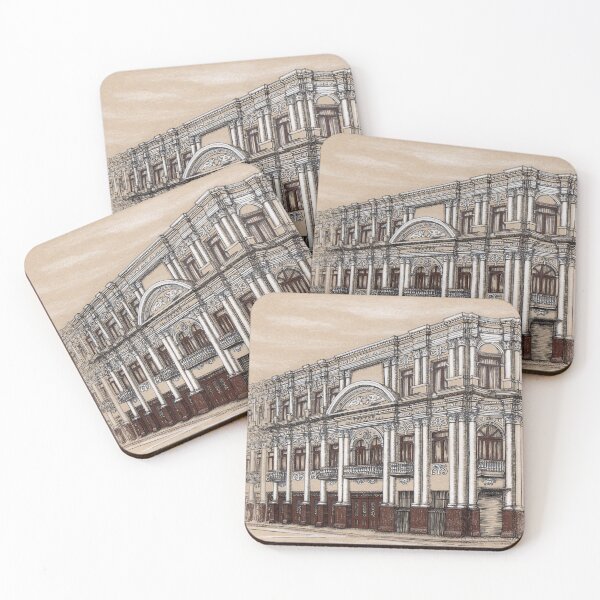 Item preview, Melico Salazar Theater - Monumental Neoclassical Architecture Sketch designed and sold by JanidAlfaro.