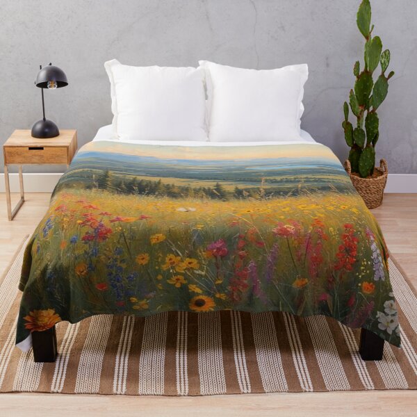 Item preview, Landscape with flowers designed and sold by Anisha Vaz.
