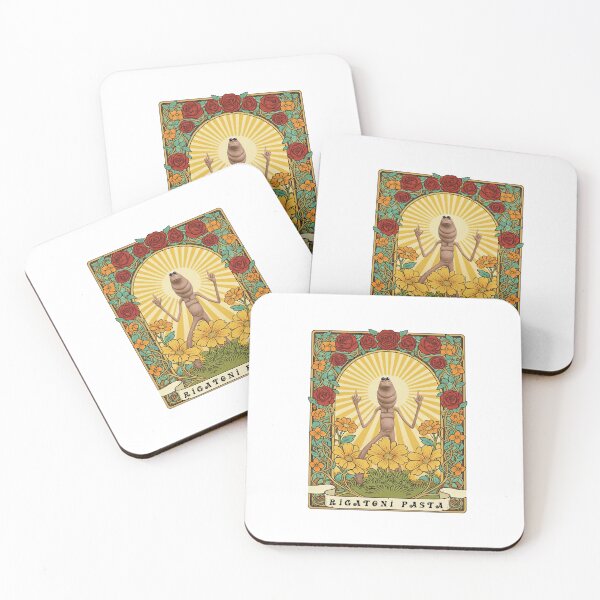 Item preview, Rigatoni Pasta Marcus the Worm Art Nouveau Style designed and sold by TeeARTHY.