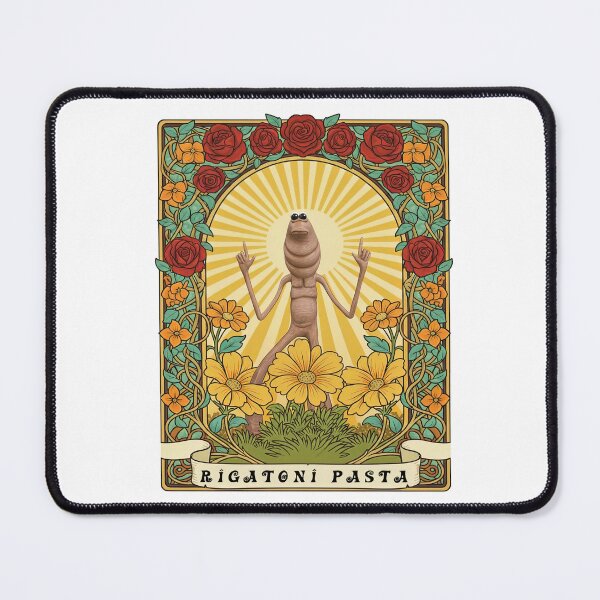 Item preview, Rigatoni Pasta Marcus the Worm Art Nouveau Style designed and sold by TeeARTHY.